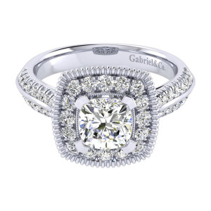 Gabriel 14 Karat Perfect Match Engagement Ring ER002C6AKW44JJ