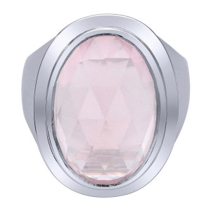 Gabriel Fashion Silver Color Solitaire Ladies' Ring LR50236SVJPQ