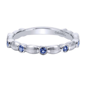 Gabriel Fashion 14 Karat Stackable Ladies' Ring LR4837W4JSA