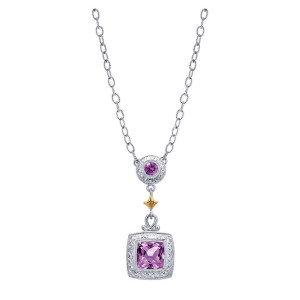 Gabriel Fashion Silver / 18 Karat Two-Tone Mediterranean Necklace NK2743MYJAM