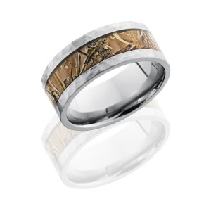 Lashbrook 9F15/KINGSFIELD - HAMMER Titanium Wedding Ring or Band