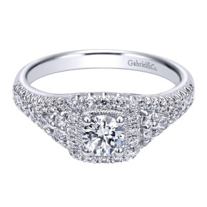 Gabriel 14 Karat Victorian Engagement Ring ER10768W44JJ