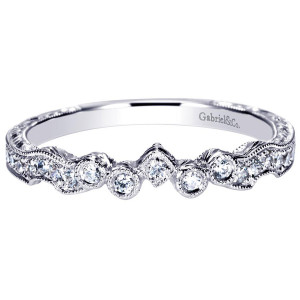 Gabriel 14 Karat Victorian Wedding Band WB8838W44JJ