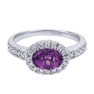 Gabriel Fashion 14 Karat Lusso Color Ladies' Ring LR4422W45AM