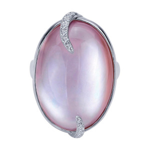 Gabriel Fashion Silver Cirque Ladies' Ring LR50299SVJMC