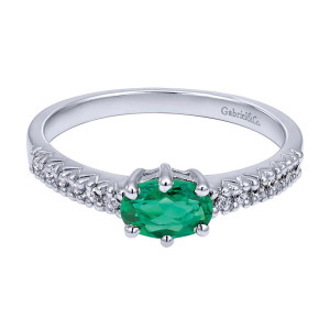 Gabriel Fashion 14 Karat Lusso Color Ladies' Ring LR4421W45EB