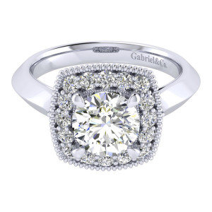 Gabriel 14 Karat Perfect Match Engagement Ring ER001C6ABW44JJ