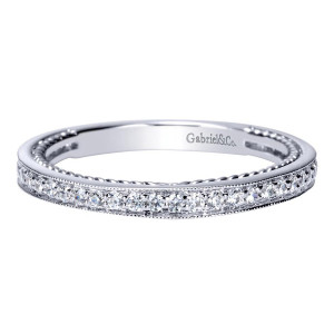 Gabriel 14 Karat Victorian Wedding Band WB8826W44JJ