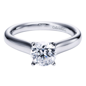 Gabriel Platinum Contemporary Engagement Ring ER6639PTJJJ