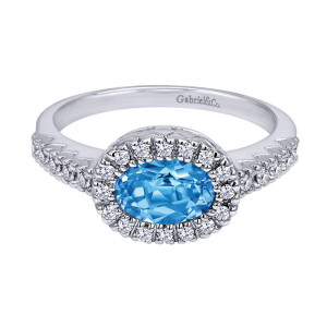 Gabriel Fashion 14 Karat Lusso Color Ladies' Ring LR4422W45BT