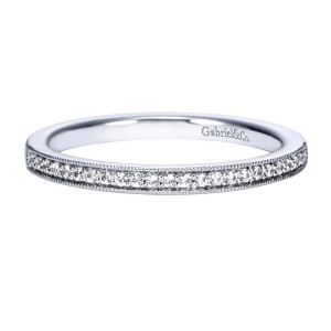 Gabriel 14 Karat Victorian Wedding Band WB7761W44JJ