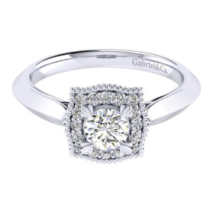Gabriel 14 Karat Perfect Match Engagement Ring ER001A2AAW44JJ