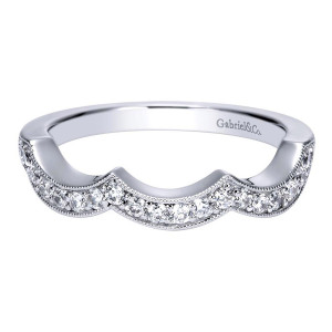 Gabriel 14 Karat Victorian Wedding Band WB9072W44JJ