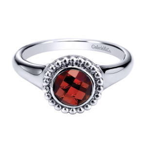 Gabriel Fashion Silver Celestial Ladies' Ring LR6897SVJGN