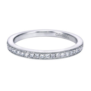 Gabriel 14 Karat Victorian Wedding Band WB7527W44JJ