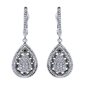Gabriel Fashion 14 Karat Twilight Drop Earrings EG11413W45JJ
