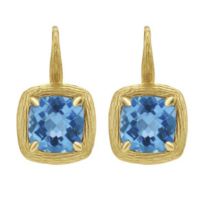 Gabriel Fashion 14 Karat Nature Leverback Earrings EG12495Y4JBT