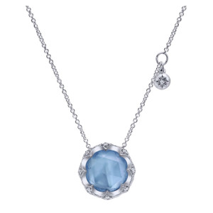 Gabriel Fashion Silver Byblos Necklace NK4786SVJMC