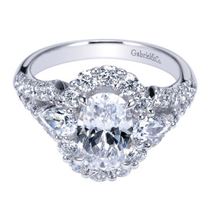 Gabriel 18 Karat Contemporary Engagement Ring ER8942W83JJ