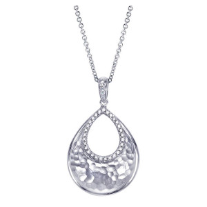Gabriel Fashion Silver Byblos Necklace NK3197SV5JJ