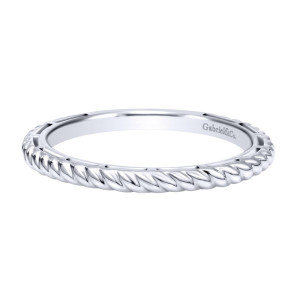 Gabriel Fashion 14 Karat Stackable Stackable Ladies' Ring LR4582W4JJJ