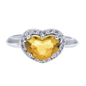 Gabriel Fashion 14 Karat Eternal Love Ladies' Ring LR4293W44CT