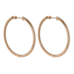 Gabriel Fashion 14 Karat Hoops Classic Earrings EG11281K45JJ