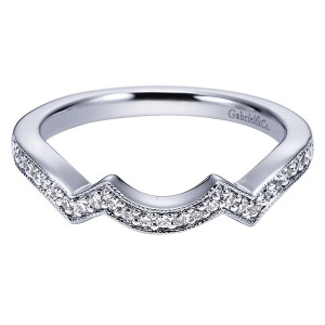 Gabriel 14 Karat Victorian Wedding Band WB5731W44JJ