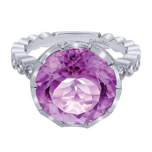 Gabriel Fashion 14 Karat Modern Ladies' Ring LR4604W45AM