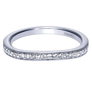 Gabriel 14 Karat Victorian Wedding Band WB9036W44JJ