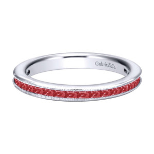 Gabriel Fashion 14 Karat Stackable Stackable Ladies' Ring LR4574W4JRA