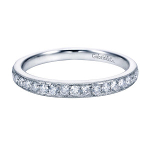 Gabriel 14 Karat Victorian Wedding Band WB7447W44JJ
