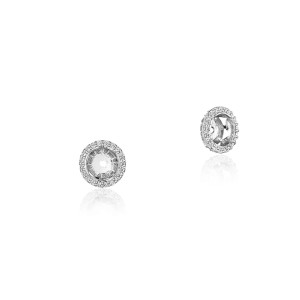 Tacori Bloom Diamond Earring Jackets FE808RD65PLT Platinum