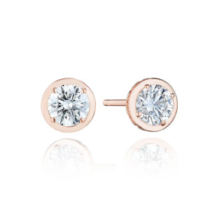 Tacori Allure Round Diamond Stud Earring FE823RD5LDPK