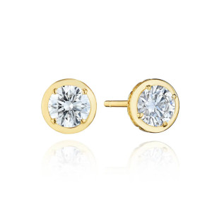 Tacori Allure Round Diamond Stud Earring FE823RD5LDY