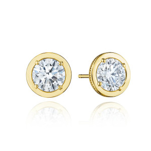 Tacori Allure Round Diamond Stud Earring FE823RD75LDY