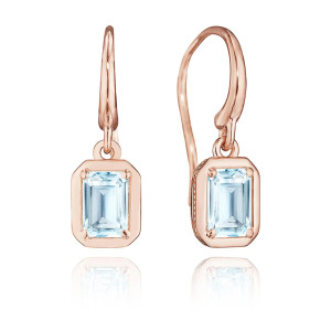 Tacori Allure Sky Blue Topaz French Wire Earring FE824EC55X4BTPK