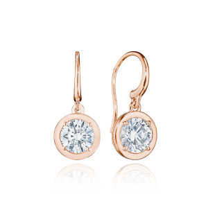 Tacori Allure Round Diamond French Wire Earring FE824RD65LDPK