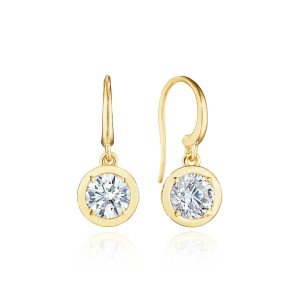 Tacori Allure Round Diamond French Wire Earring FE824RD6LDY