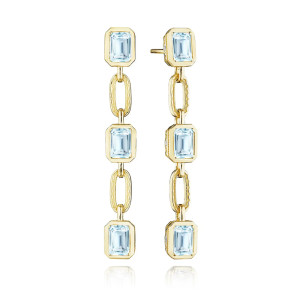 Tacori Allure Sky Blue Topaz Drop Earring FE825EC55X4BTY