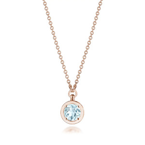 FP812RD5BTPK Tacori 18k Allure Sky Blue Topaz Necklace