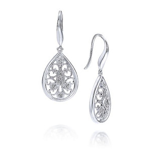 Gabriel Fashion Silver Madison Drop Earrings EG11894SV5JJ