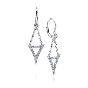 Gabriel Fashion 14 Karat Downtown Drop Earrings EG12453W45JJ