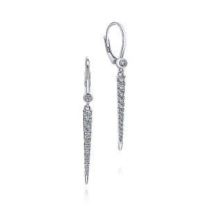 Gabriel Fashion 14 Karat Downtown Drop Earrings EG12457W45JJ