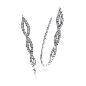 Gabriel Fashion 14 Karat Downtown Drop Earrings EG12627W45JJ