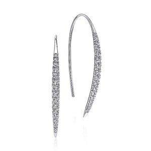 Gabriel Fashion 14 Karat Downtown Drop Earrings EG12629W45JJ