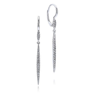 Gabriel Fashion 14 Karat Downtown Drop Earrings EG12653W45JJ