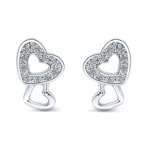 Gabriel Fashion 14 Karat Eternal Love Stud Earrings EG9894W45JJ
