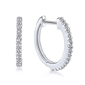 Gabriel Fashion 14 Karat Huggies Huggie Earrings EG9980W45JJ