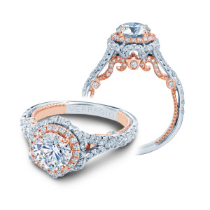 Verragio Insignia-7088R-2WR Platinum Engagement Ring